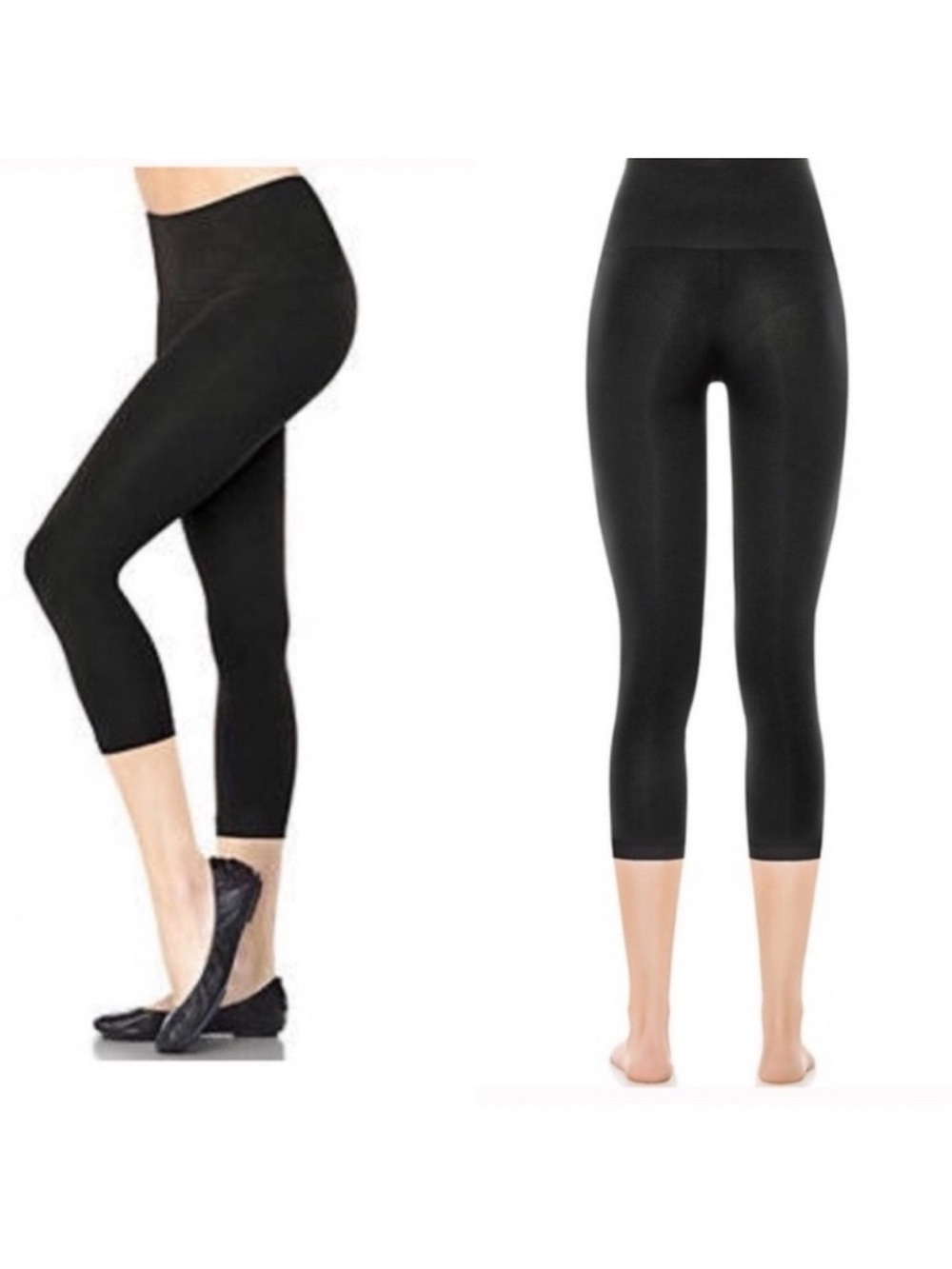 SPANX Small Black High-Waist Capri Leggings- NWOT
